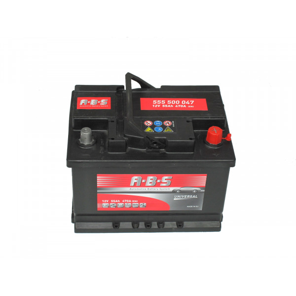 ABS AKKUMULÁTOR UNIVERSAL 12V/55Ah J+