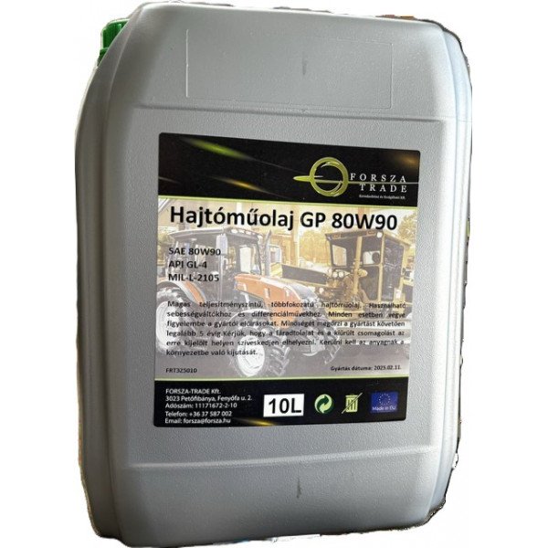 FORSZA HAJTÓMŰOLAJ 80W-90 10 L