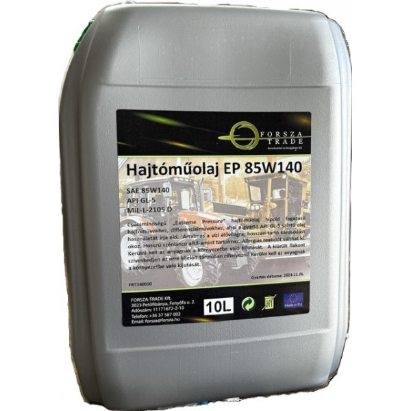 FORSZA HAJTÓMŰOLAJ 85W-140 10 L