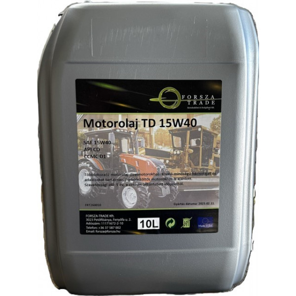 FORSZA TURBO DIESEL 15W-40 10 L